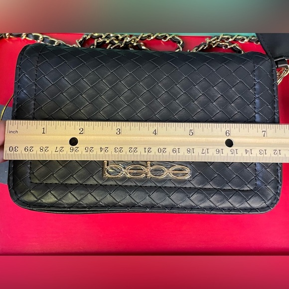 Bebe Crossbody Bag,Bebe Bag,Bebe Black Crossbody Bag - Picture 6 of 16